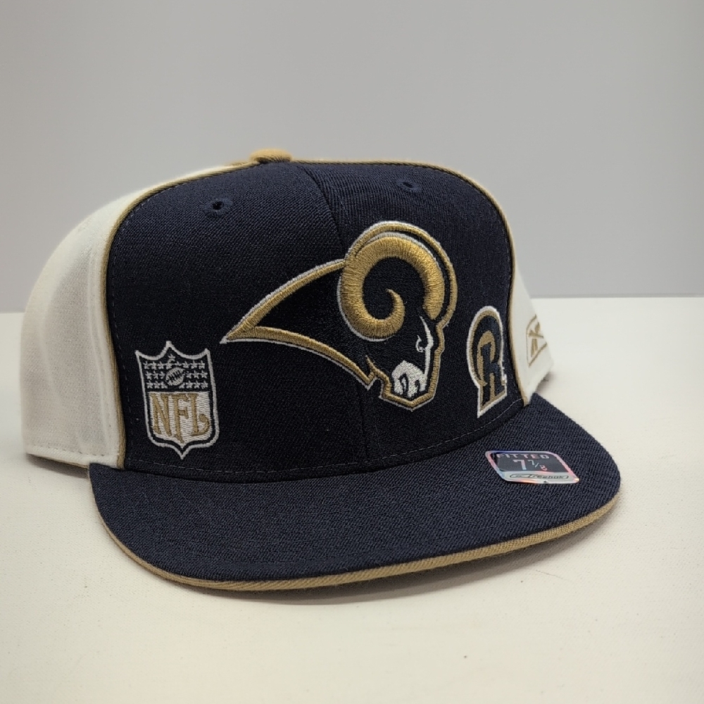 STL/LA Rams NFL Reebok On Field Retro Style 7 7/8 Fitted Hat